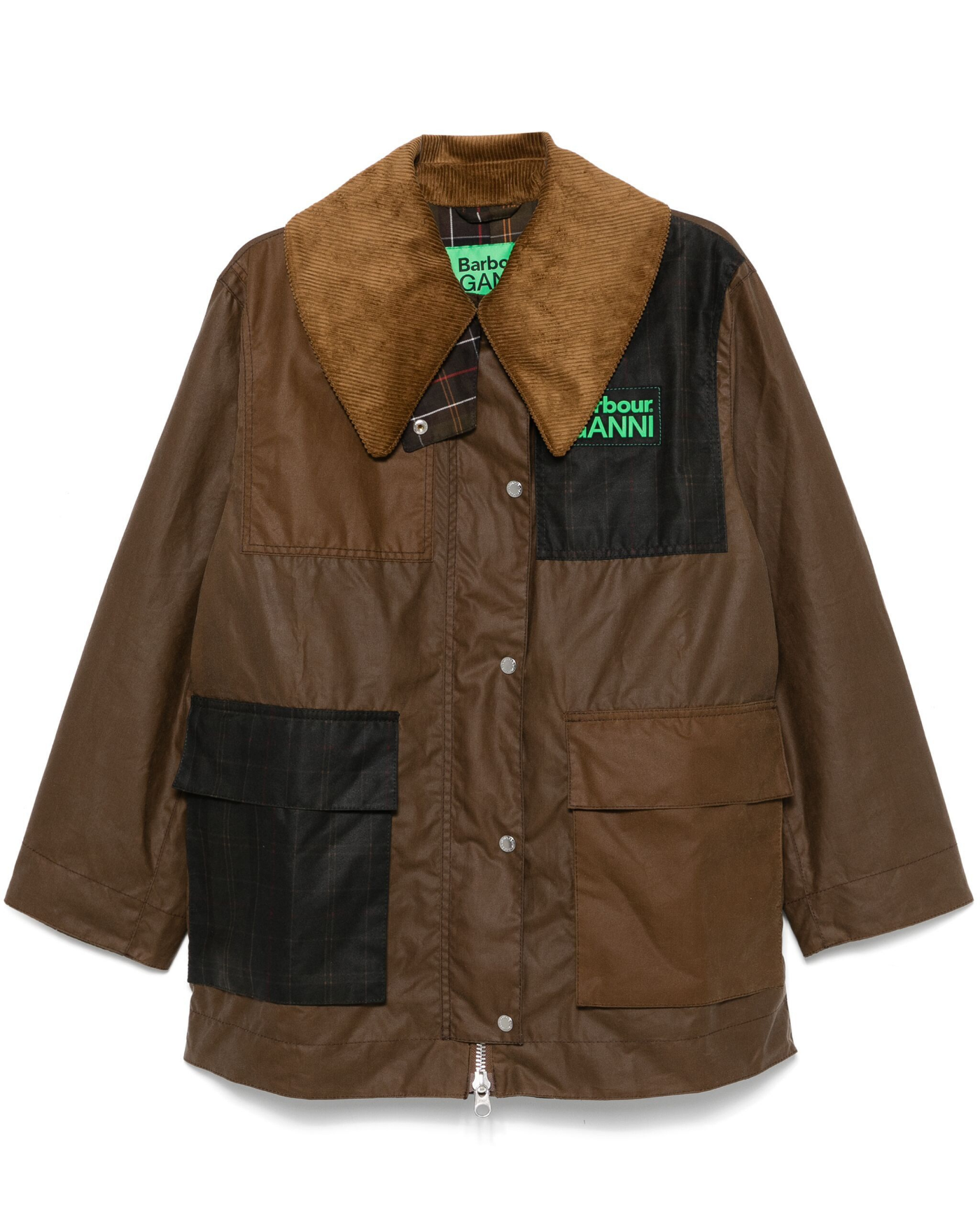 BARBOUR X GANNI LWX1455BR51BARK/CLASSIC